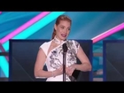 Jessica Chastain Accepts the MVP Award | 2015 Critics' Choice Movie Awards