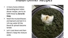 Indian Dinner Recipes