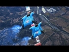 Wingsuit Slalom Racing 8,000 Feet Above the Ground