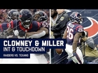 Jadeveon Clowney's INT Sets Up Lamar Miller's TD! | Raiders vs. Texans | NFL Wild Card Highlights