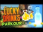 [BRAND NEW] Minecraft Lucky Drinks Modded Parkour - TROLLING PEOPLE WITH EXPLODING POTIONS