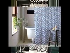 Bathroom shower curtain design ideas