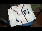 52MW-1100 Mizuno baseball shirt ミズノ 野球ユニフォームシャツ 別注 Oサイズ 背番号5 F's チームマーク入り