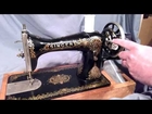How to Wind Bobbin Thread Case Vintage Antique Singer Treadle Sewing Machine 15-30 86 87 88 89 90 91