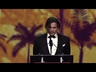 Johnny Depp Thanks Wife Amber Heard For Putting Up With Him | Palm Springs Film Festival 2016