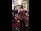 Daniel Cormier and Ryan Bader nearly fight at UFC 187 post fight presser