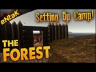 The Forest Gameplay & Guide - Setting Up Camp, How To Build A Home, Don't Fight In The Water!