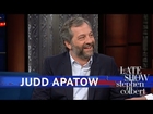 Judd Apatow Vs. Colbert: The Run Off