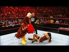 Maryse reveals herself as the Gobbledy Gooker during the Mayflower Melee: Raw, Nov. 23, 2009