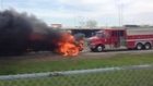 US school bus catches on fire: No children on board