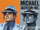 Michael Jackson, Inc. Book Cover Painted by Borbay
