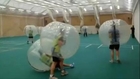 Bubble Soccer - Bubble Boys And Bubble Girls Playing