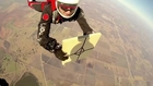 New World Record of breaking the most boards in freefall by Jason David Frank