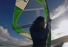First Up, First Down: Bryony Shaw windsurfing off the West Coast of Ireland