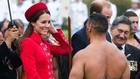 Kate Middleton Greets Men in Thongs