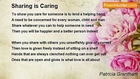 Patricia Grantham - Sharing is Caring