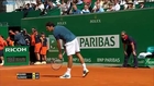 Roger Federer Uses Hot Shot To Win Over Djokovic in Monte Carlo
