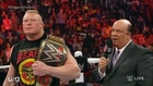 WWE Raw 12/29/2014 BROCK LESNAR RETURN AND CONFRONTS EDGE 'CHRISTIAN