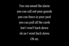 Eminem - Won t Back Down (Feat. Pink) Lyrics Video HQ