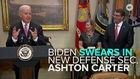 Ash Carter Sworn In As New Defense Secretary