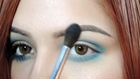 Smoky Blue and brown eye makeup tutorial