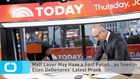 Matt Lauer May Have a Foot Fetish...as Seen in Ellen DeGeneres' Latest Prank