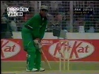 Saeed anwar hit 18 runs in one over to Javagal srinath indian bowler
