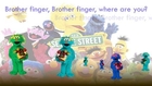 Sesame Street Finger Family Song Daddy Finger Nursery Rhymes Rostita Elmo Snuffy Full animated cartoon english 2015