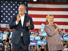 Hillary Clinton Campaigns With Al Gore In Miami, Florida crowd chants 'you won'
