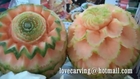 Sculpture sur fruits et légumes (carving) : exposition 